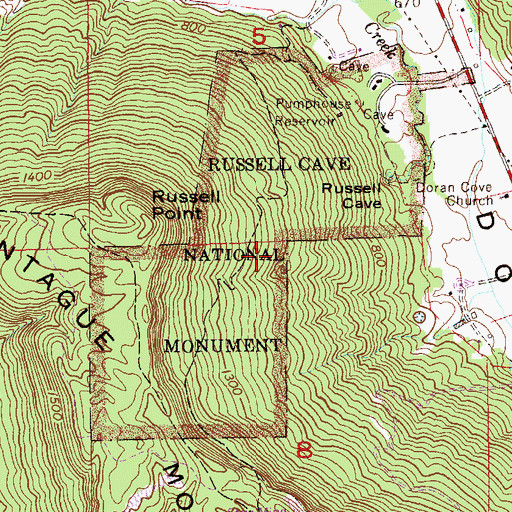 map of russell cvae