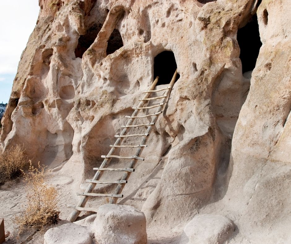 Pueblo Caves in New Mexico